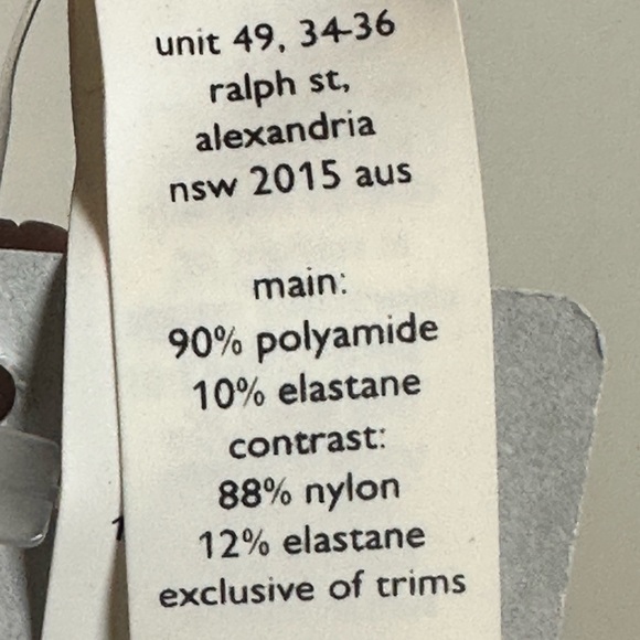 Bound by Bond-Eye Cropped Bikini Top in Omo Blue size XS swimsuit top - Picture 6 of 7